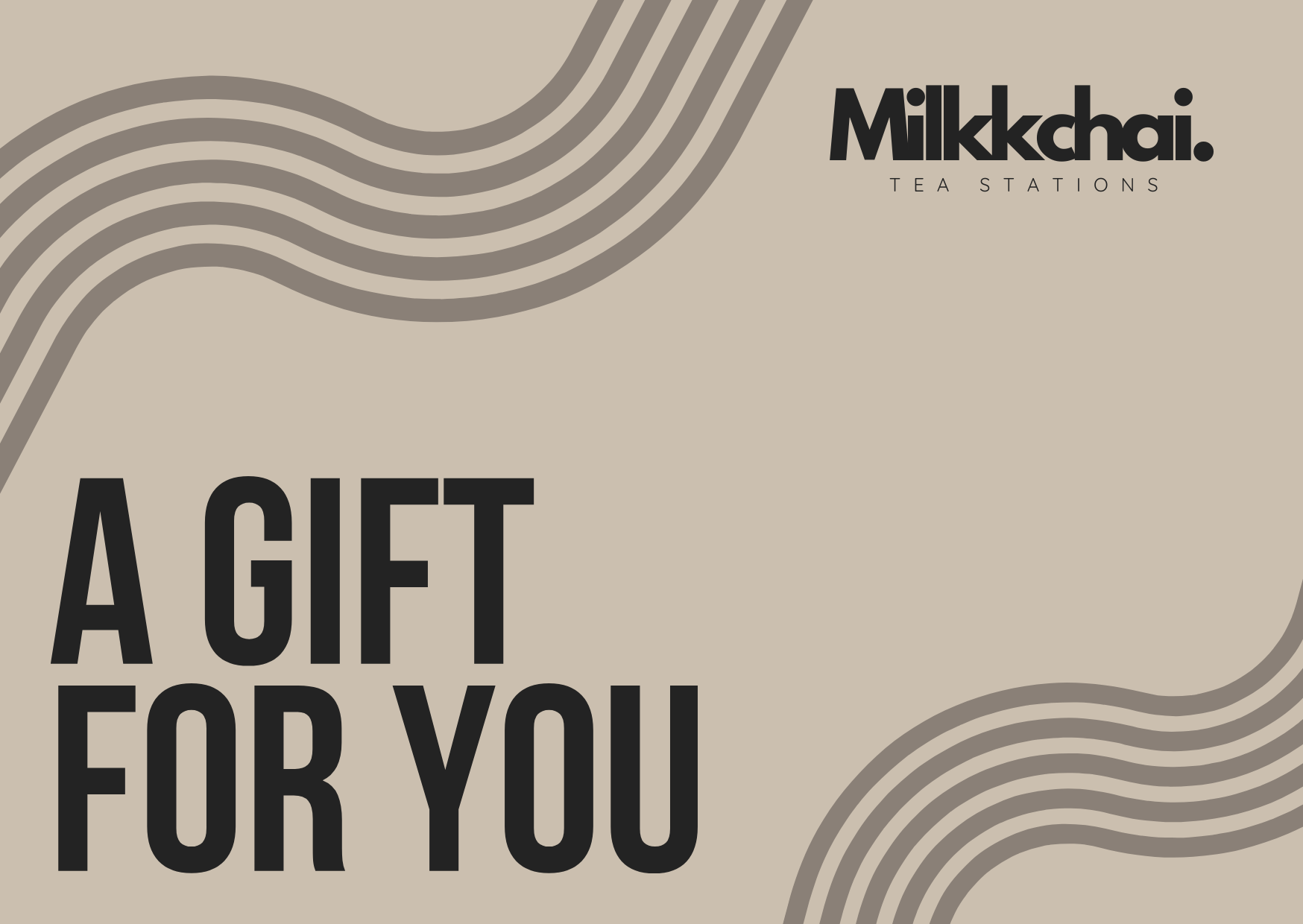 Milkkchai. Gift Card